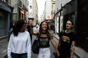 Feminists of Paris street guides