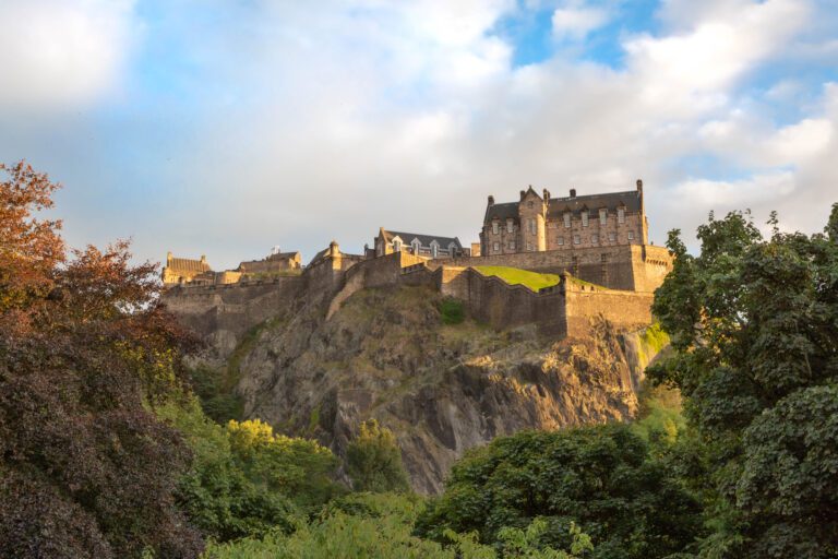Located in the heart of Scotland's dynamic capital, Edinburgh Castle. Scotland Land of Lore and Legend - Collette Tour