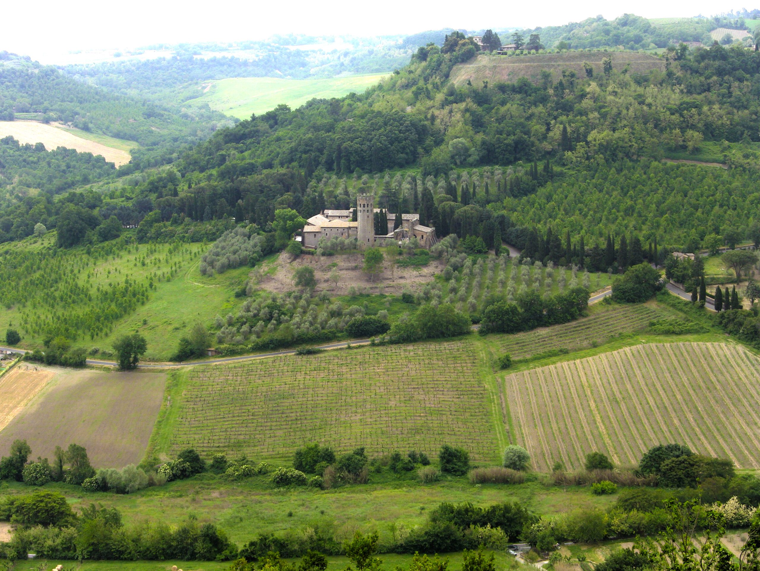 A hill town in the region of Tuscan & Umbrian Countryside
