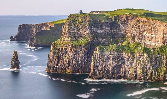 The striations on the stunning Cliffs of Moher in Ireland - Shades of Ireland - Collette Travel