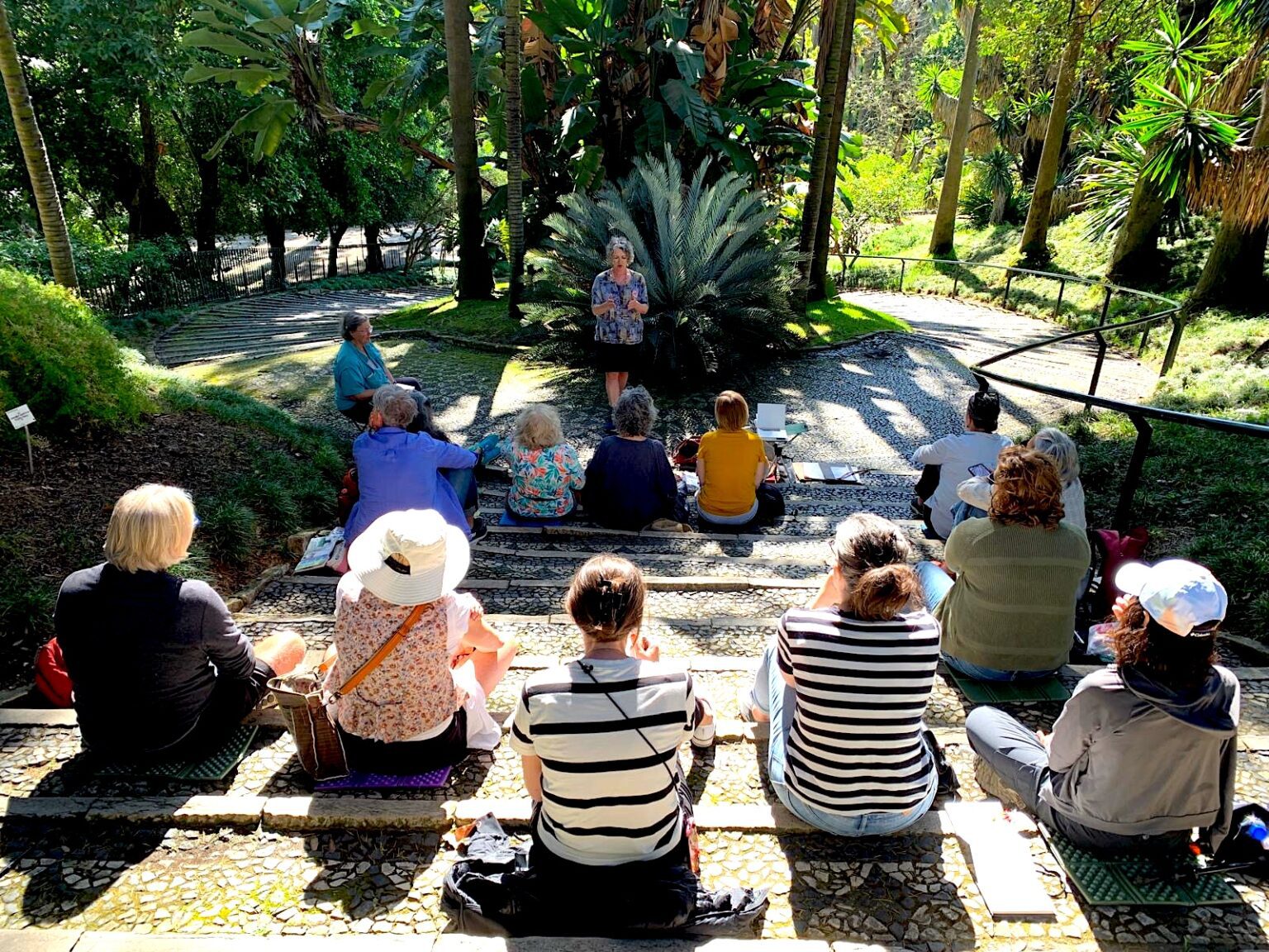 A group session in the streets of Lisbon - Capture the Lisbon Wow - Cynthia Morris