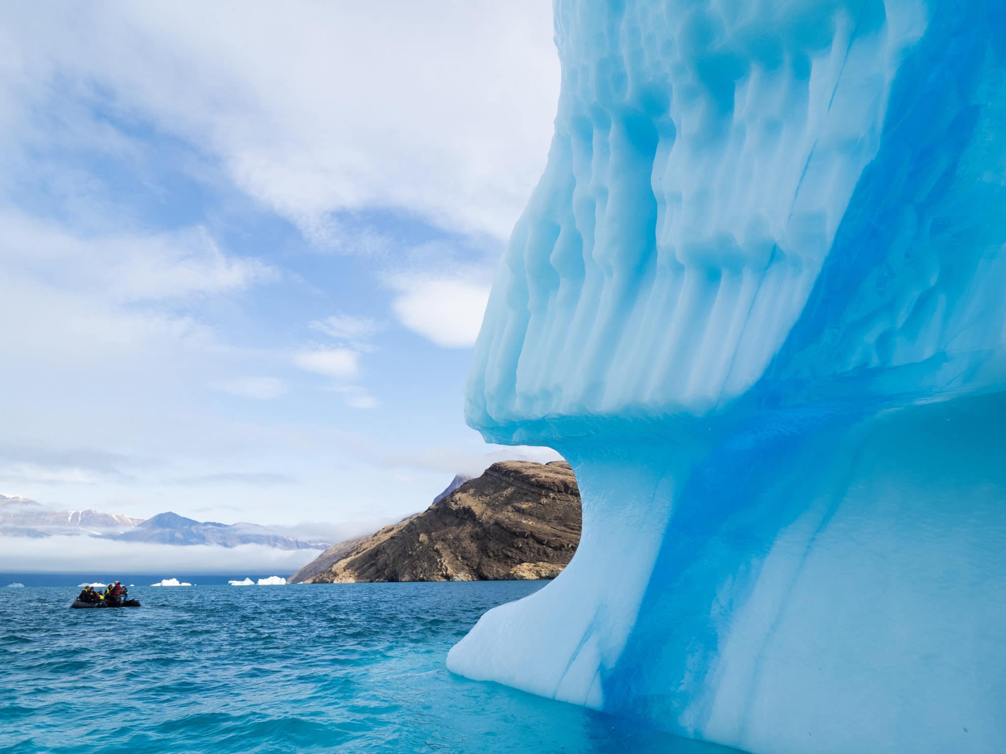 A breathtaking view while navigating the world’s largest fjord system - Jewels of the Arctic