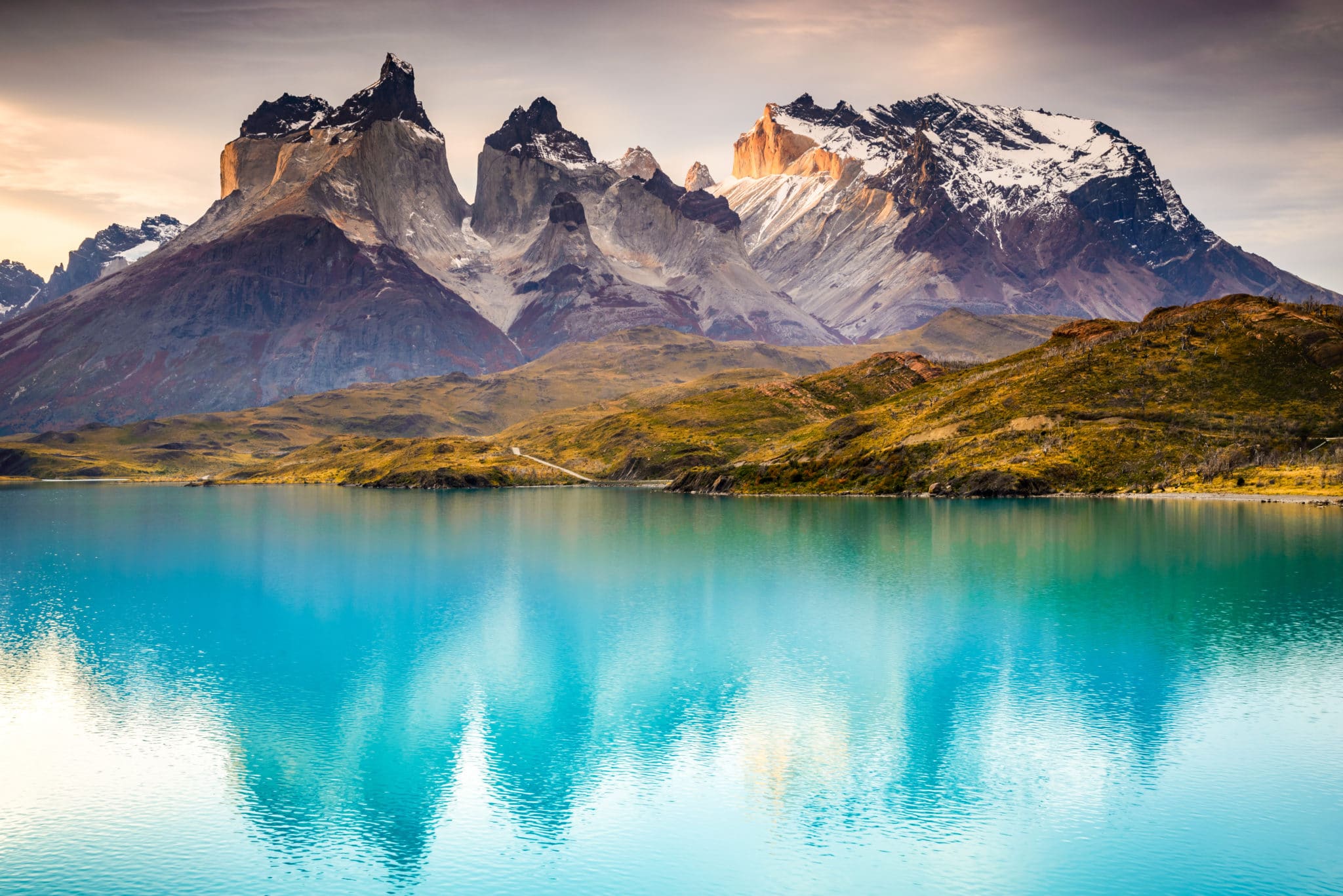 A stunning view of Torres del Paine National Park - Patagonia & Chilean Fjords