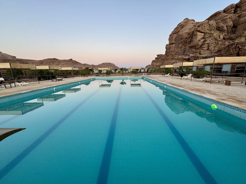 Pool at Al Sultana Luxury Camp