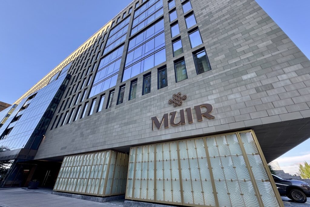 Streetside view of the Muir in downtown Halifax