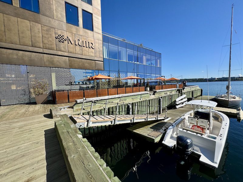 The Muir looks out on Halifax Harbour