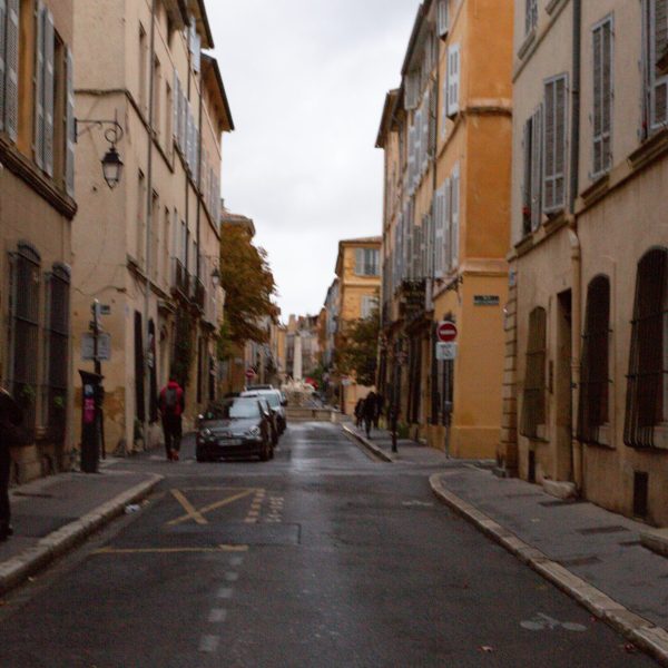 A street in Aix en Provence, a stop on the Essence of France tour
