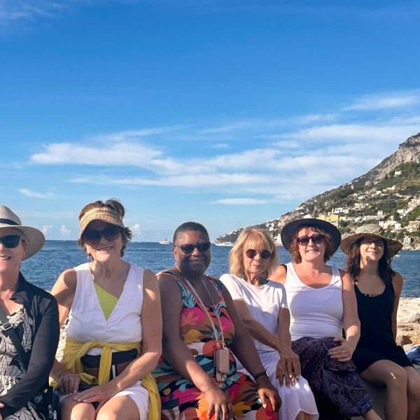 Woman enjoying an afternoon in Capri an stop of the Flavors of the Amalfi Coast Tour