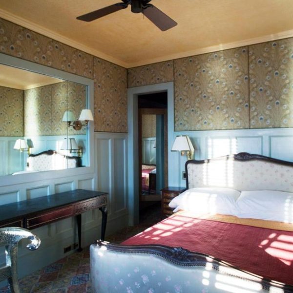 A suite at the vintage Jane Hotel in New York, New York, recommended as a safe place for women to stay.