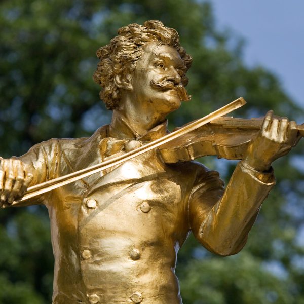 Statue of Johann Strauss Monument in Stadt Park - Vienna Ball & Budapest Tour - DeliciousExpeditions