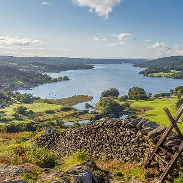 A shot taken from Loughrigg Fell in the Lake District - Britain and Ireland Highlights - Brendan Vacations