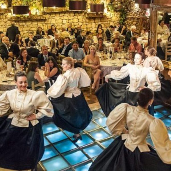 Dancers in traditional costume tell folklore trough their dance, an experience that's part of the Valletta and Hidden Gems of Malta tour with Just You.