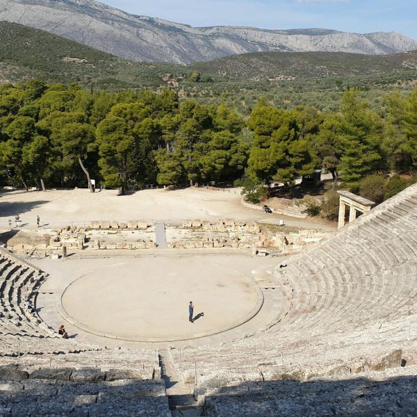 Ancient Theatre of Epidaurus a stop of the Exploring the Peloponnese: History, Food & the Art of Living Tour