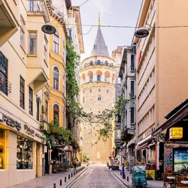 Street to the Galata Tower - Best of Turkey - Trafalgar Tours