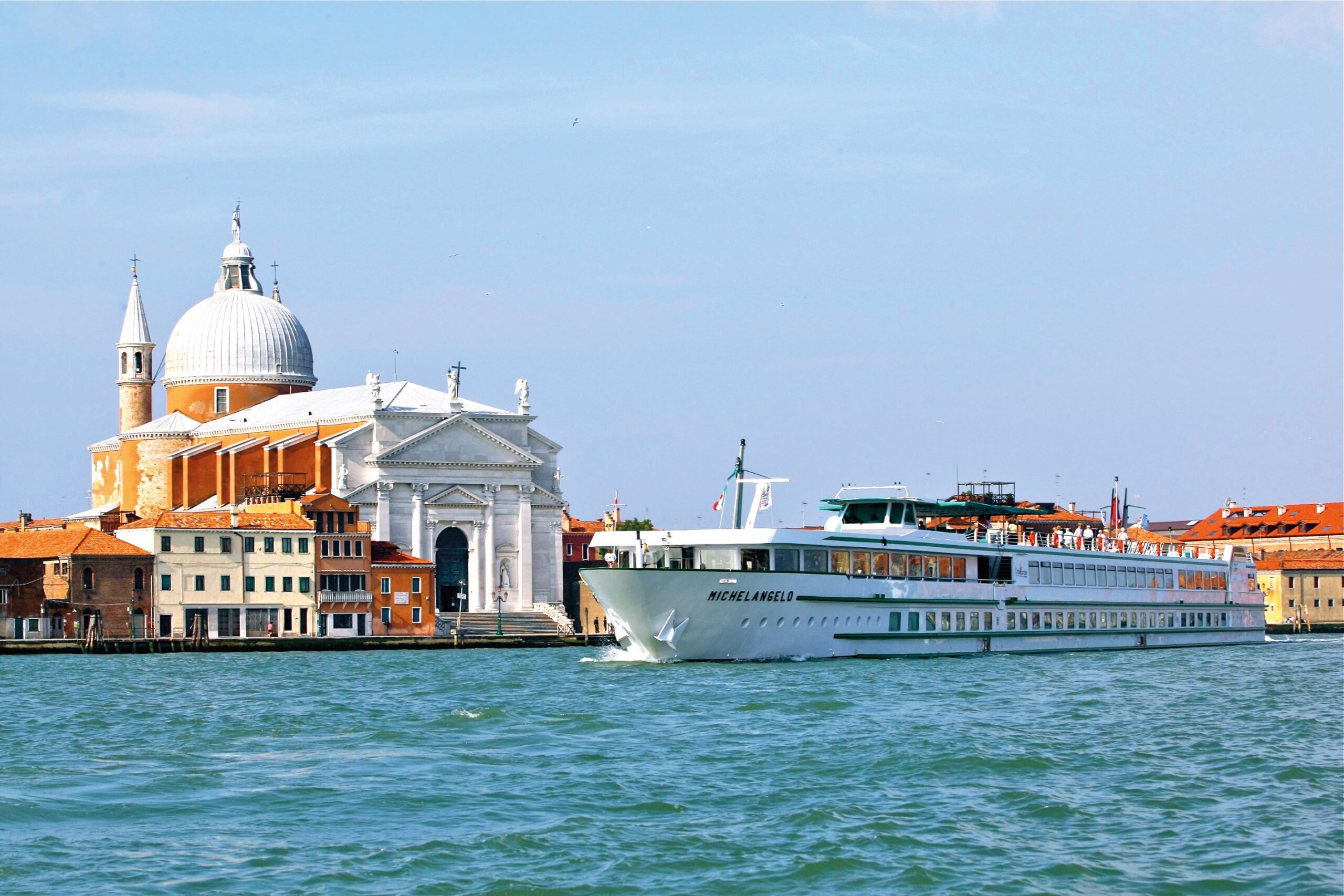 The MS Michaelangelo on a river cruise for CroisiEurope cruises.