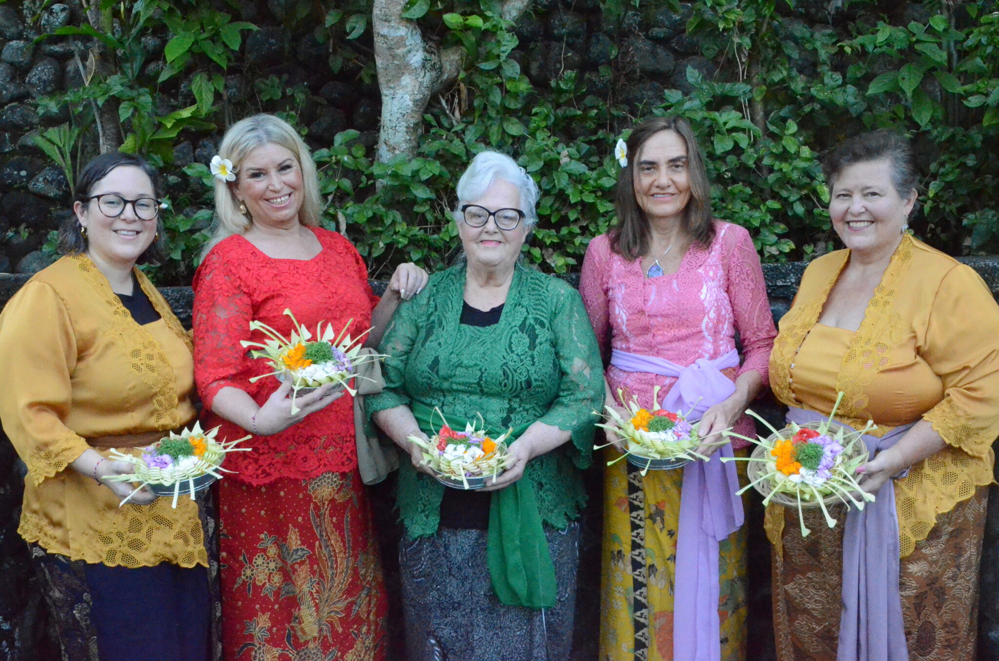 A groups of women at the Baliessence Pearl