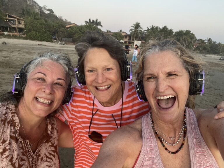 A group of women enjoying a moment in the beach - Idyllic Beach Retreat in Playa Troncones, Mexico
