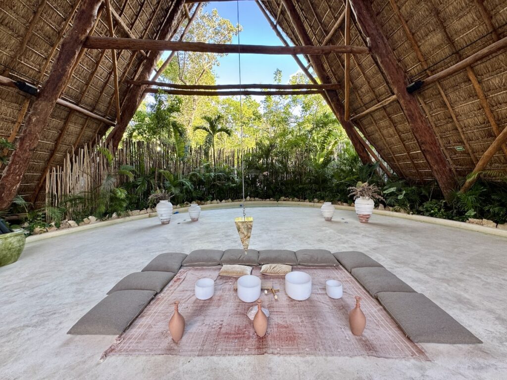 Wellness area at Milam in Tulum
