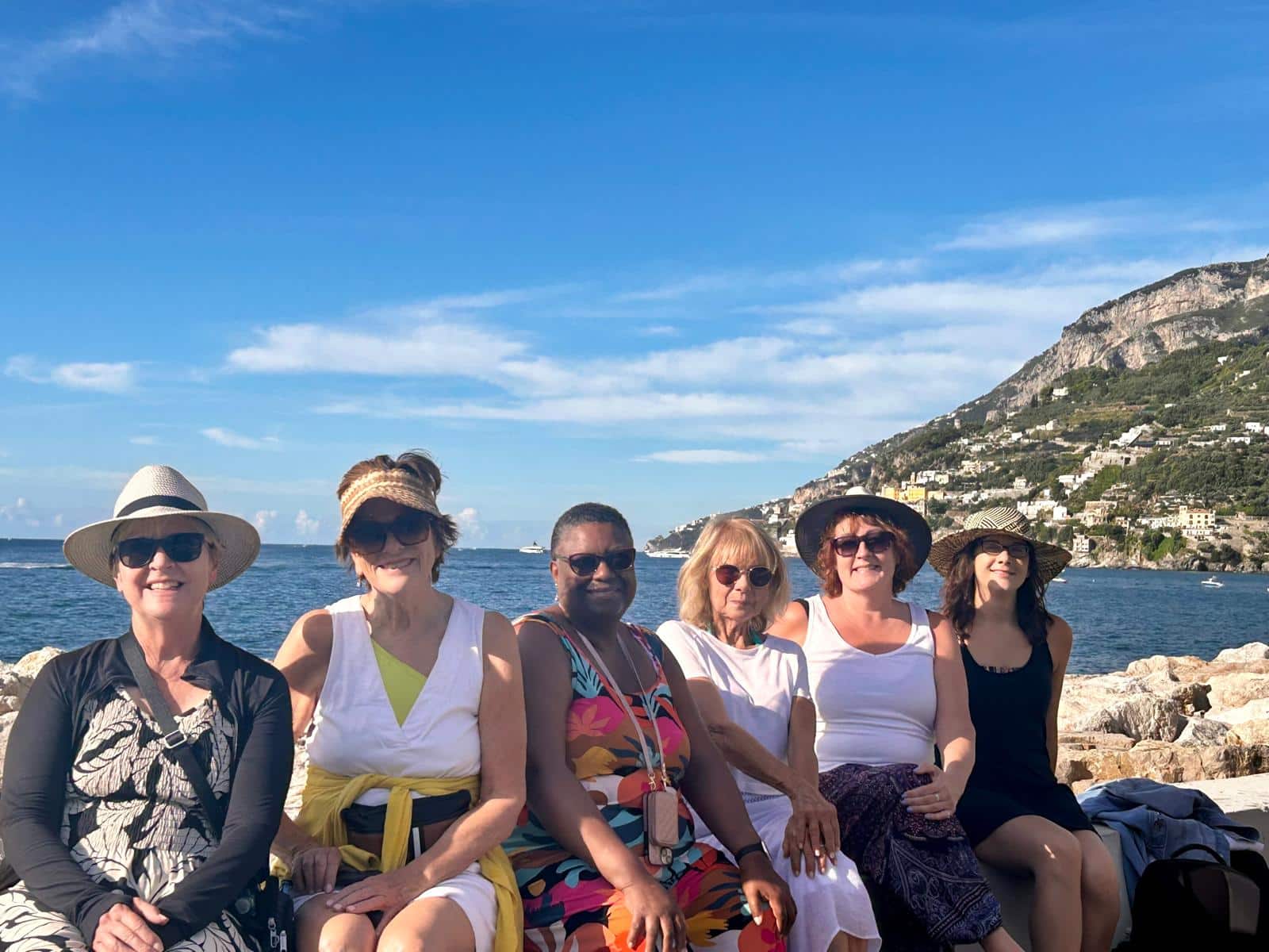 Woman enjoying an afternoon in Capri an stop of the Flavors of the Amalfi Coast Tour