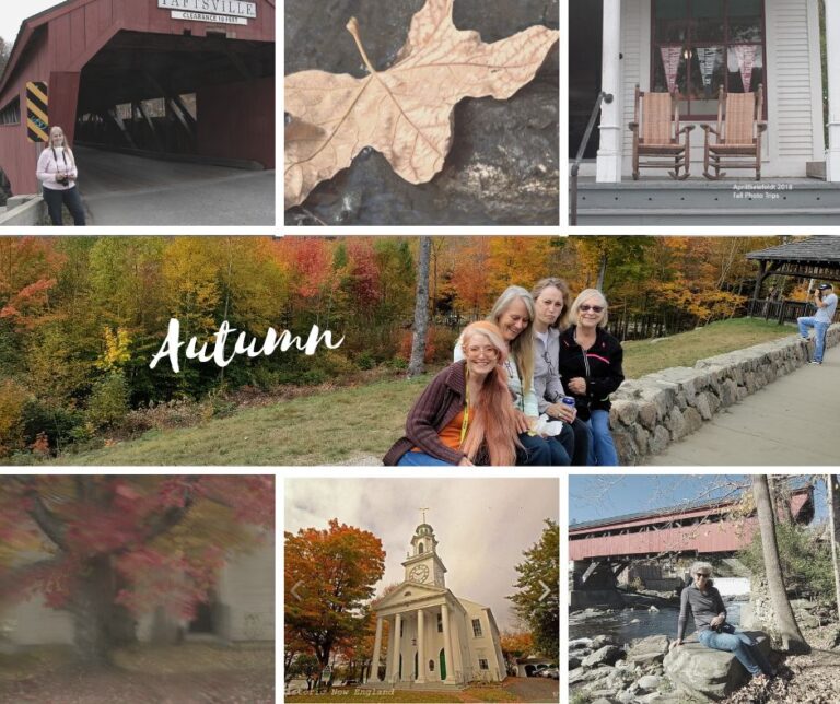 Collage of the tour Classic New England Fall Foliage Tour - Your Photo Travel Guide