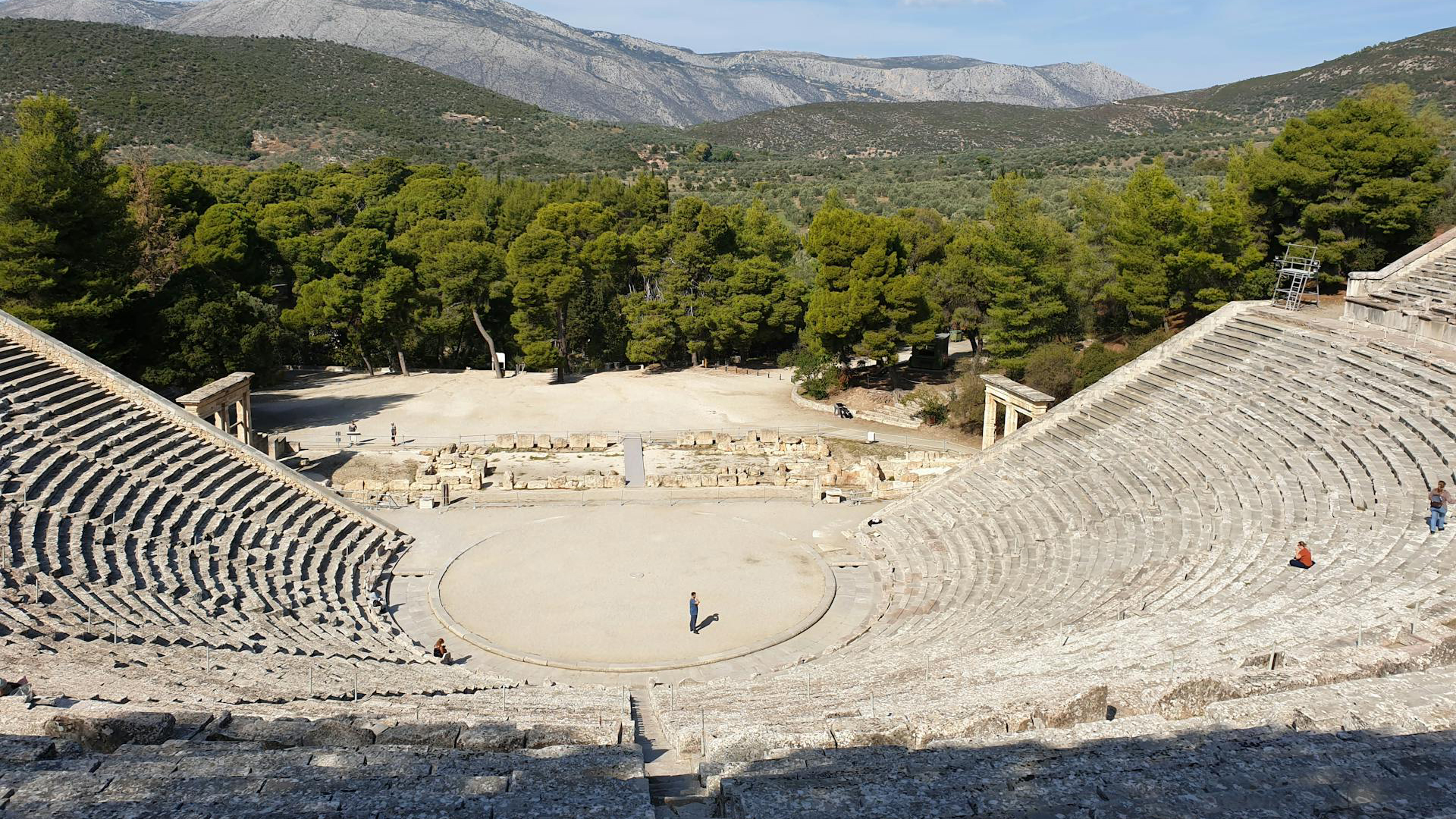 Ancient Theatre of Epidaurus a stop of the Exploring the Peloponnese: History, Food & the Art of Living Tour